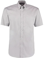 Kustom Kit KK 109 (13,5-18) Košile Oxford s krátkým rukávem 43.0109 silver grey Kustom Kit KK 109 (13,5-18) Košile Oxford s krátkým rukávem 43.0109 silver grey
