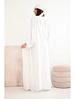 Dámský viskózový čtyřdílný komplet v boho stylu bílý