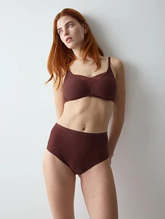 Dámské kalhotky Shape Smart Maxi TRIUMPH Velvet Chocolate hnědočervené - TRIUMPH