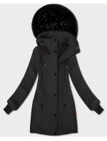 Dámská mikina v grafitové barvě s kapucí a se stojáčkem LHD (AMG-171)