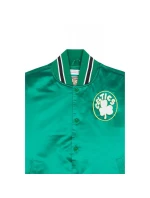 Mitchell & Ness NBA Boston Celtics Primetime Heavyweight Satin Jacket Vintage Logo Celtics M JK8453-BCEKYGN pánské