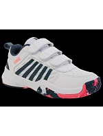 Tenisky K-swiss COURTEXPRESS2STRAP WHITE/STARGAZER/NEON BLAZE-M (54495-129-M)