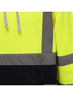 Yoko HVK 05 Hi-Vis mikina s kapucí 79.VK05 black Yoko HVK 05 Hi-Vis mikina s kapucí 79.VK05 black
