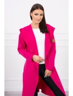 Dlouhá pláštěnka s kapucí fuchsiová Dlouhá pláštěnka s kapucí fuchsiová