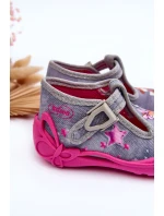 Sandałky Papcie veverky Befado 213P137 šedá-růžová Sandałky Papcie veverky Befado 213P137 šedá-růžová