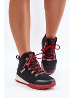 Dámské Traperky Sportovní Boty Big Star KK274217 Systém Paměťové Pěny Černé