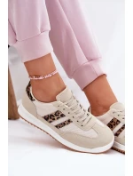 Dámské Tenisky Z Eko Semiše Leopardí Béžové Marinils Dámské Tenisky Z Eko Semiše Leopardí Béžové Marinils