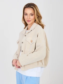 IT KR bunda FL10163.10 světle béžová