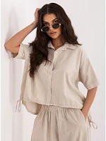 IT KS košile FL10320.12 béžová IT KS košile FL10320.12 béžová