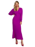 Dámské šaty K143 Levandulová - Makover Dámské šaty K143 Levandulová - Makover