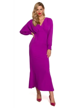 Dámské šaty K143 Levandulová - Makover Dámské šaty K143 Levandulová - Makover