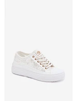 Dámské tenisky s krajkou LCW-26-44-4480 bílé . Lee Cooper Dámské tenisky s krajkou LCW-26-44-4480 bílé . Lee Cooper