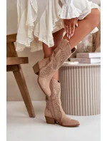 Boty na podpatku  model 199179 Step in style