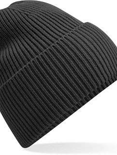 Beechfield B 384R Dlouhá pletená čepice s manžetou 53.384R charcoal