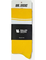 Mr. Socks L 05009 Sportovní ponožky "Ballersocks Classic" 88.5009 purple/white Mr. Socks L 05009 Sportovní ponožky "Ballersocks Classic" 88.5009 purple/white