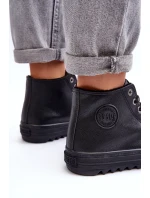 Dámské Tenisky Big Star Vysoké Zateplené Černé EE274110