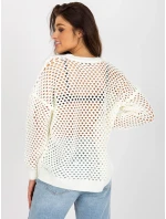 Dámský svetr BA SW 9006 .38P ecru - FPrice Dámský svetr BA SW 9006 .38P ecru - FPrice