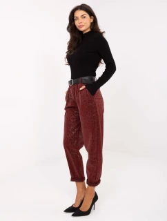 IT kalhoty SP 242976.29P bordó