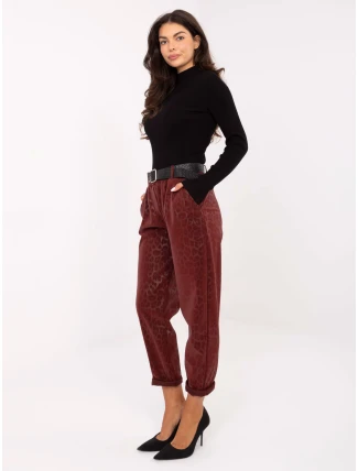 IT kalhoty SP 242976.29P bordó