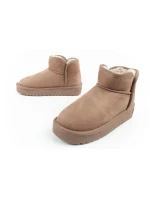 D.Franklin snow boots women winter fashion fur insulated boots brown kotníkové boty dámské