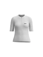 Cyklistické tričko POC W's Cadence Jersey, bílé
