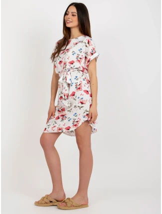 Šaty WN SK 661.71P bílé a červené Šaty WN SK 661.71P bílé a červené