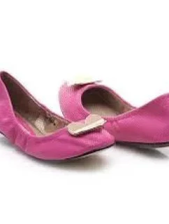 Dámské baleríny ozdobené srdíčkem BR14123F - RAXMAX