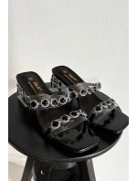 Klapky na podpatku model 225138 Step in style