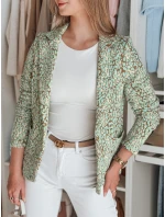 Dámská bunda do pasu MARABELL mint FashionStreet PY0128