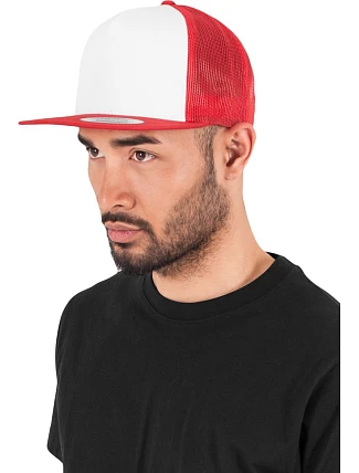 Flexfit 6006 5 panelová Trucker kšiltovka 55.6006 red/white/red Flexfit 6006 5 panelová Trucker kšiltovka 55.6006 red/white/red