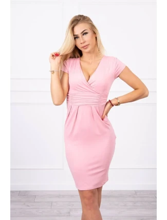 8310 Šaty pudrově růžové 8310 Šaty pudrově růžové