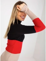 Halenka RV BZ 8465 1.86P černo-červená