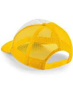 Beechfield B 645 5 panelová kšiltovka Vintage Trucker 53.0645 sunflower/white