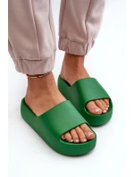 Dámské žabky na tlusté podrážce béžové Oreithano