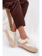 Dámské nízké tenisky LEE Ailani Women Low – ecru bílá