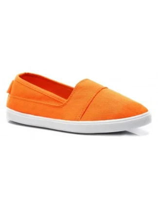 Jednoduché oranžové dásmké slip on Jednoduché oranžové dásmké slip on