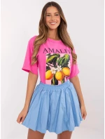 Sukně MI SD 2547.24 světle modrá