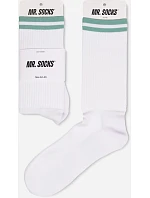 Mr. Socks L 05008 Tenisové ponožky "Premium" 88.5008 white/black Mr. Socks L 05008 Tenisové ponožky "Premium" 88.5008 white/black