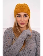 Fleecová čepice Roma K224 hořčicová Fleecová čepice Roma K224 hořčicová