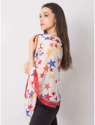 Šátek AT CH 1237 bílý a červený