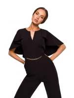 M670 Kombinéza s volánky - černá