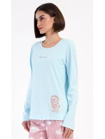 Dámské pyžamo dlouhé Méďa s polštářem