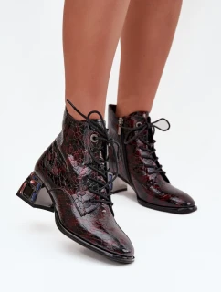 Boty na podpatku model 218721 Step in style