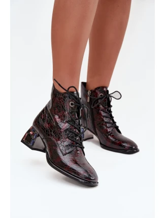 Boty na podpatku model 218721 Step in style Boty na podpatku model 218721 Step in style