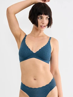 Dámská podprsenka ZERO Feel Bliss THE UP P Bra - Smoky Blue - modrá 1692 - SLOGGI