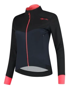 Rogelli dámská bunda CONTENTA černá/růžová XL