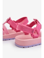 Dětské vonící sandálky Na suchý zip ZAXY LL385027 Růžové