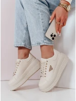 Dámské tenisky na platformě SNIKPIK beige FashionStreet ZY0927