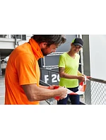 Daiber MB 70 5 panelová polyesterová síťovaná kšiltovka 03.0070 white/light blue Daiber MB 70 5 panelová polyesterová síťovaná kšiltovka 03.0070 white/light blue