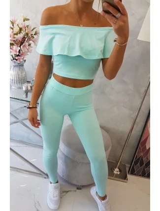 Sada s volánky máta Sada s volánky máta